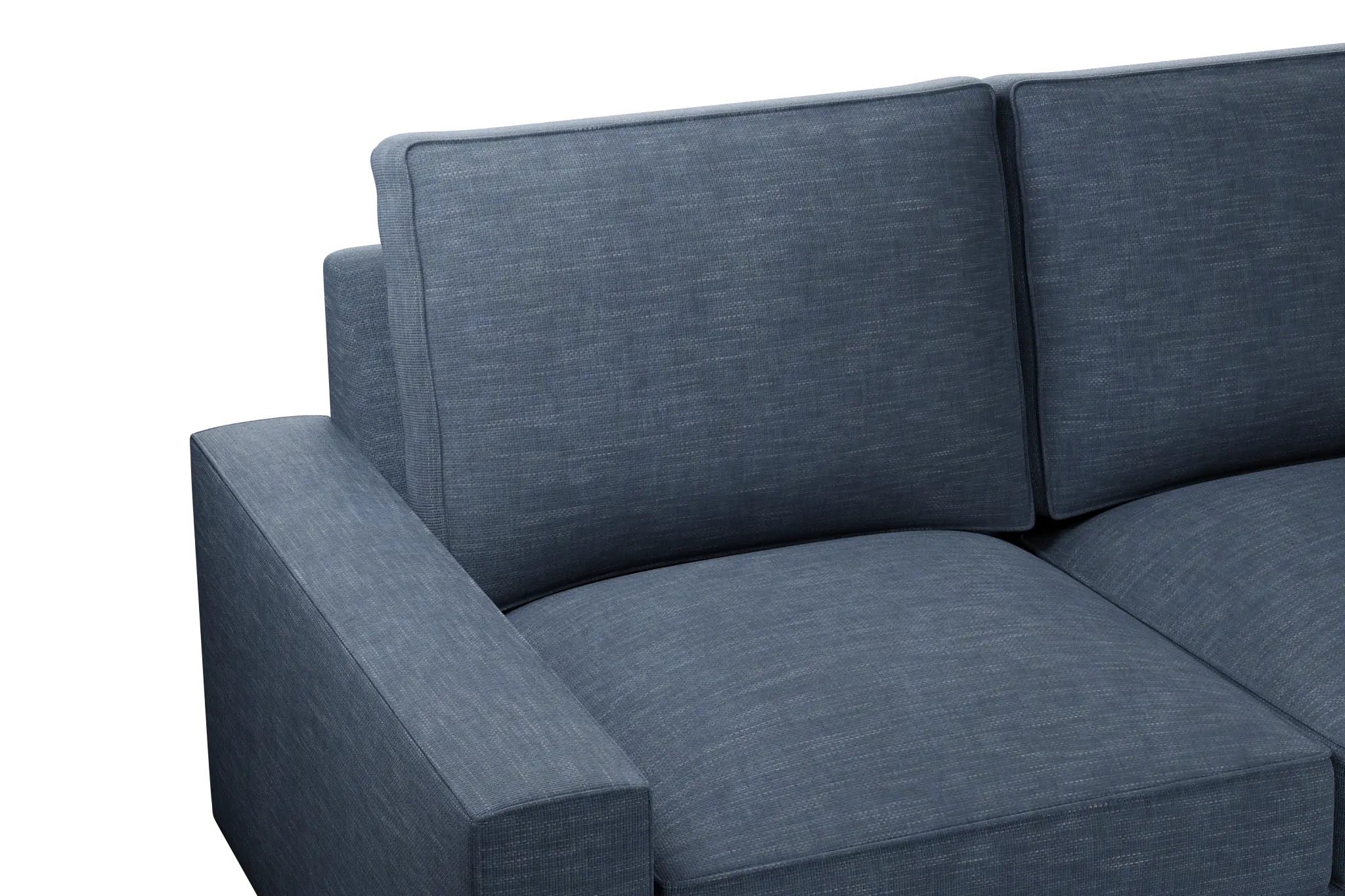 Edgewater Elevation Dark Blue Small Two-arm Sectional Edgewater Elevation Dark Blue Small Two-arm Sectional