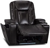 Meta Black Micro Power Recliner