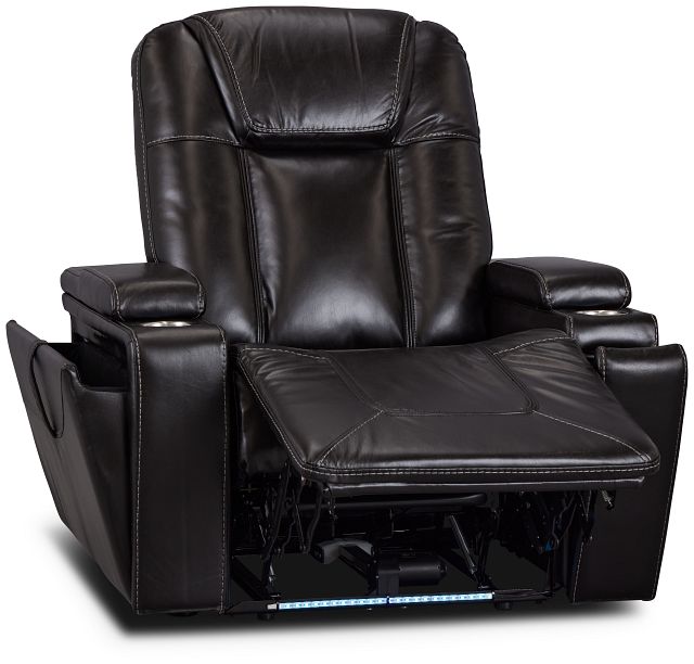 Meta Black Micro Power Recliner