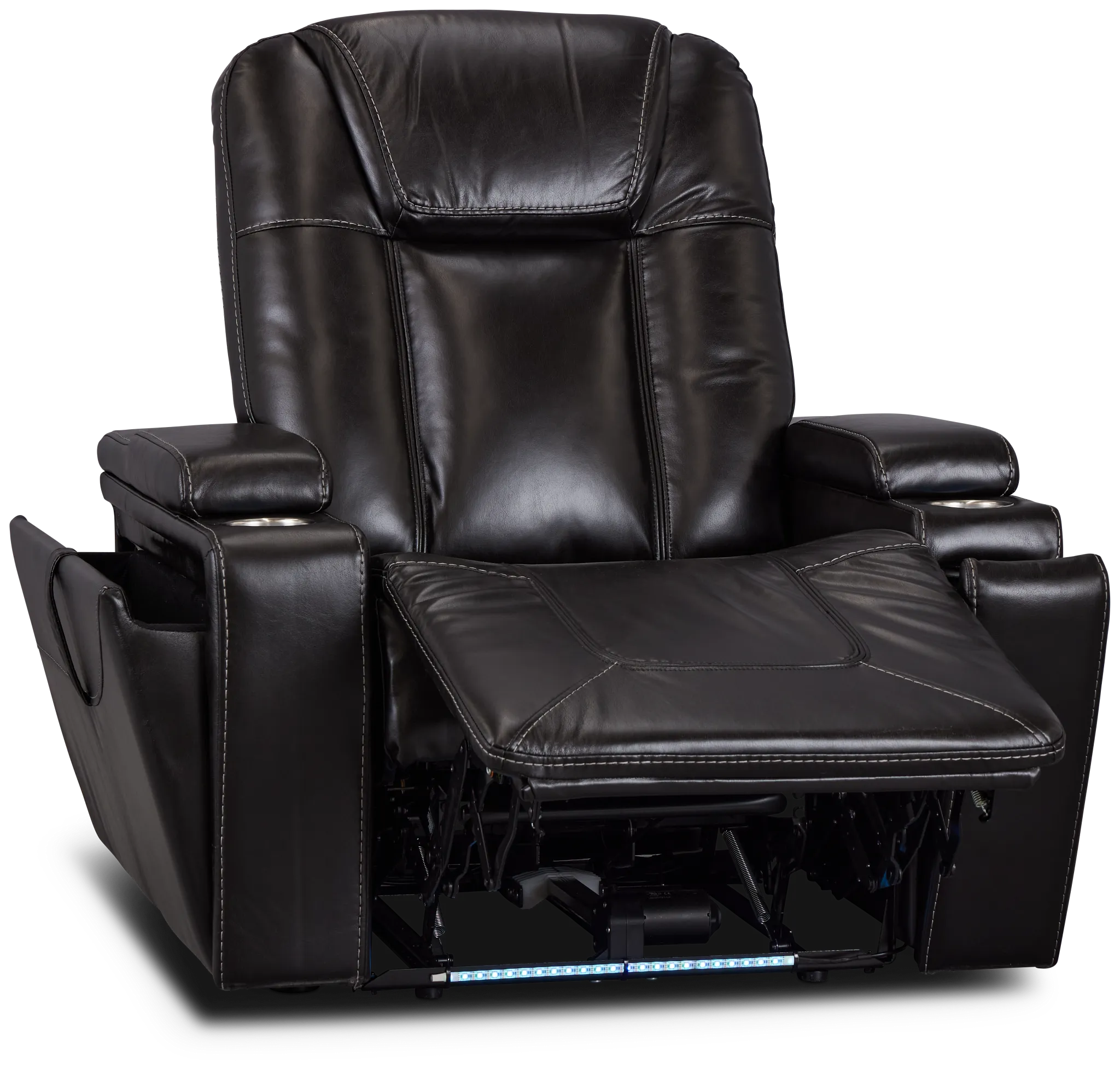 Meta Black Micro Power Recliner