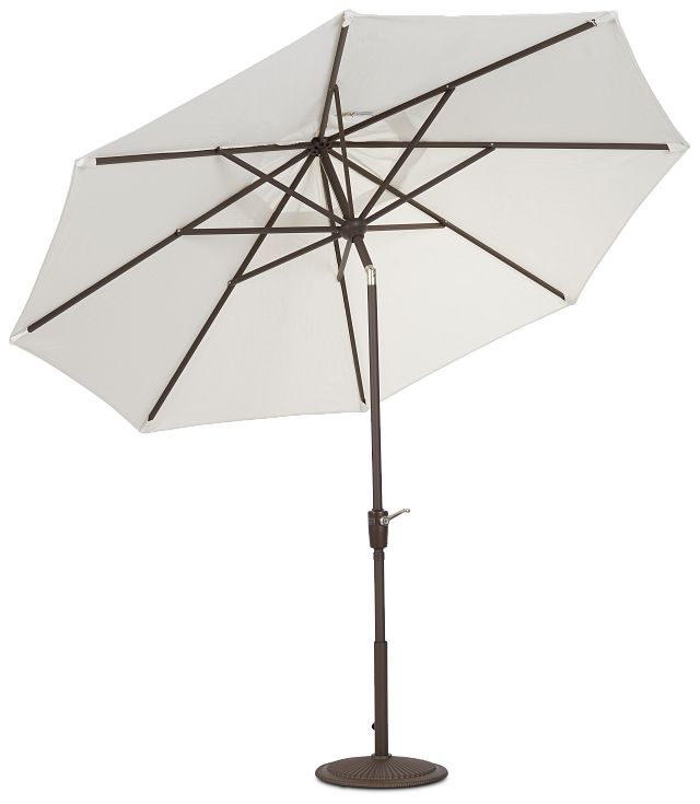 Maui White Umbrella Set (3)