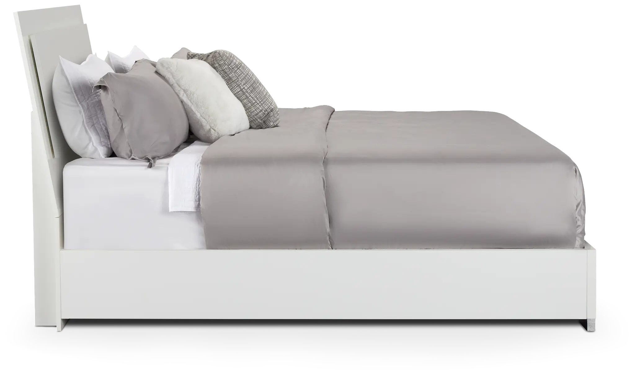 Verona White Platform Bed Verona White Platform Bed