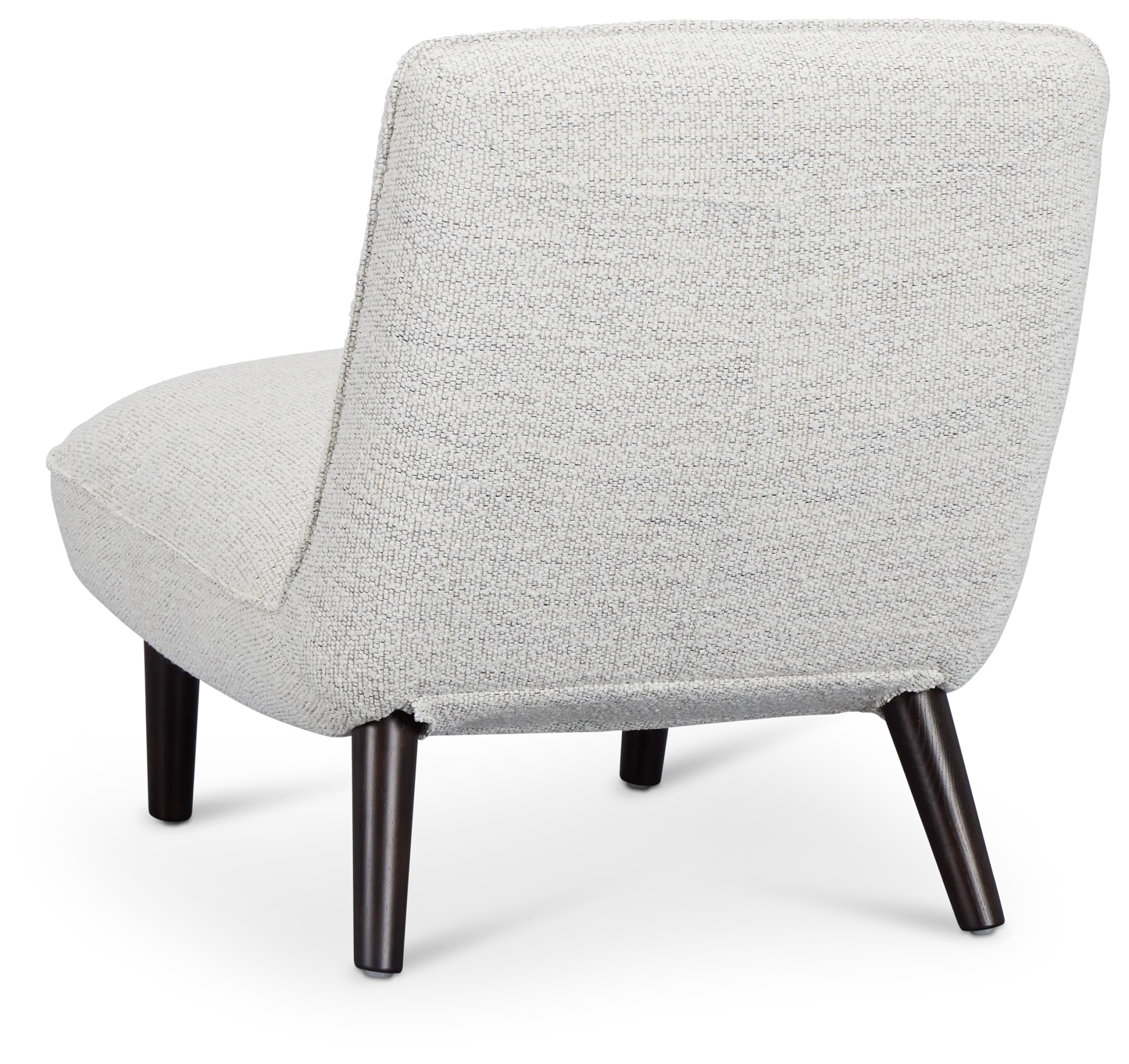 Lilac Light Gray Fabric Accent Chair