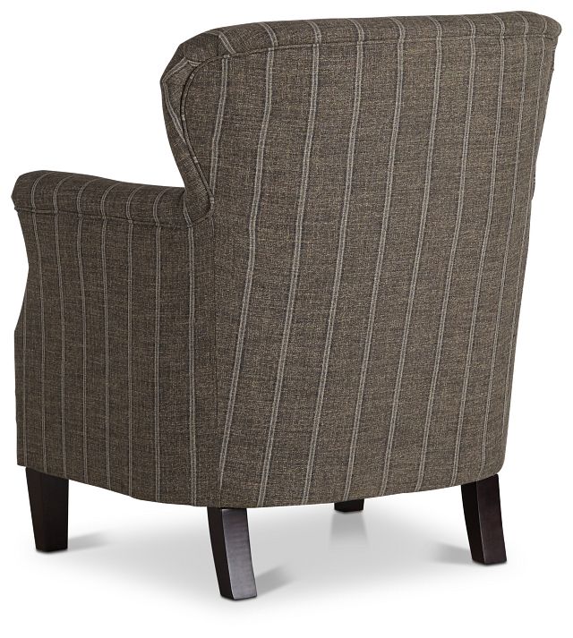 Layla Brown Fabric Accent Chair