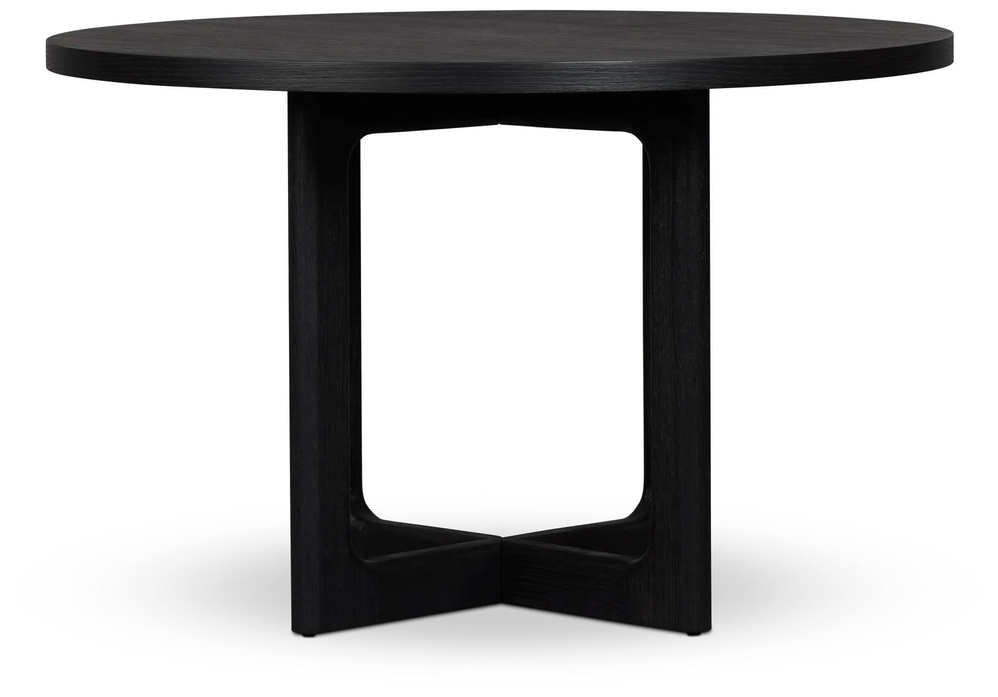 Santorini Black 47" Round Table