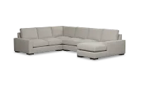 Edgewater Revenue Beige Medium Right Chaise Sectional