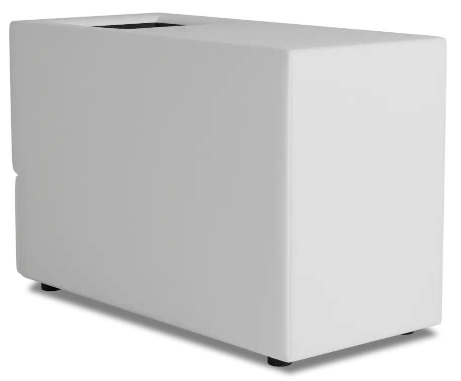 Citymod White Fabric Itable Media Console With Storage Drawer Citymod White Fabric Itable Media Console With Storage Drawer