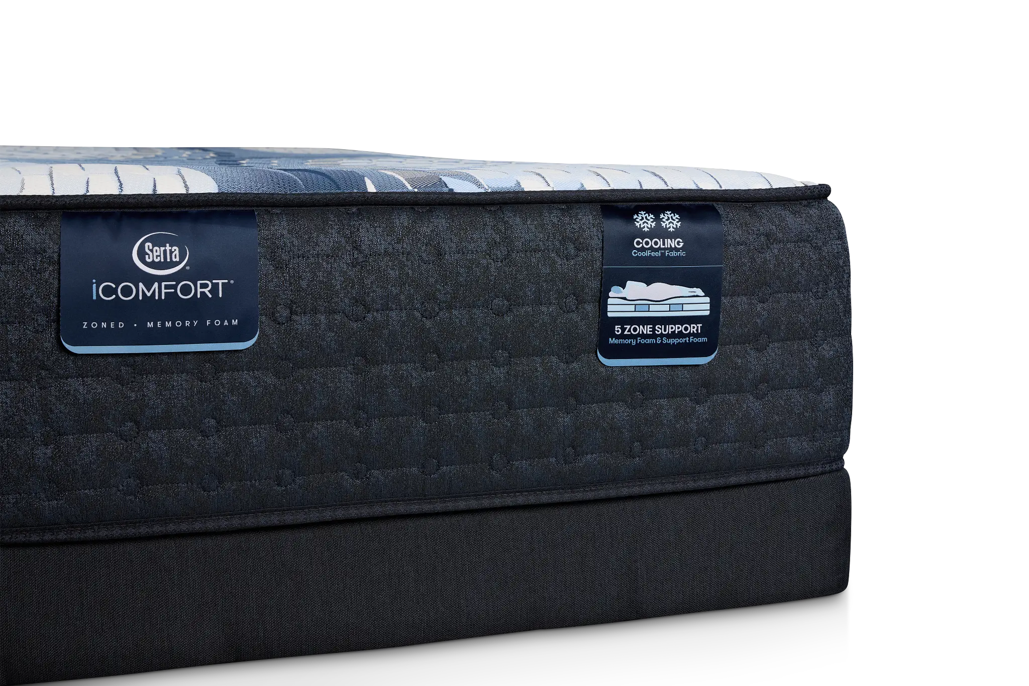 Serta Icomfort Iona Medium Low-profile Mattress Set Serta Icomfort Iona Medium Low-profile Mattress Set