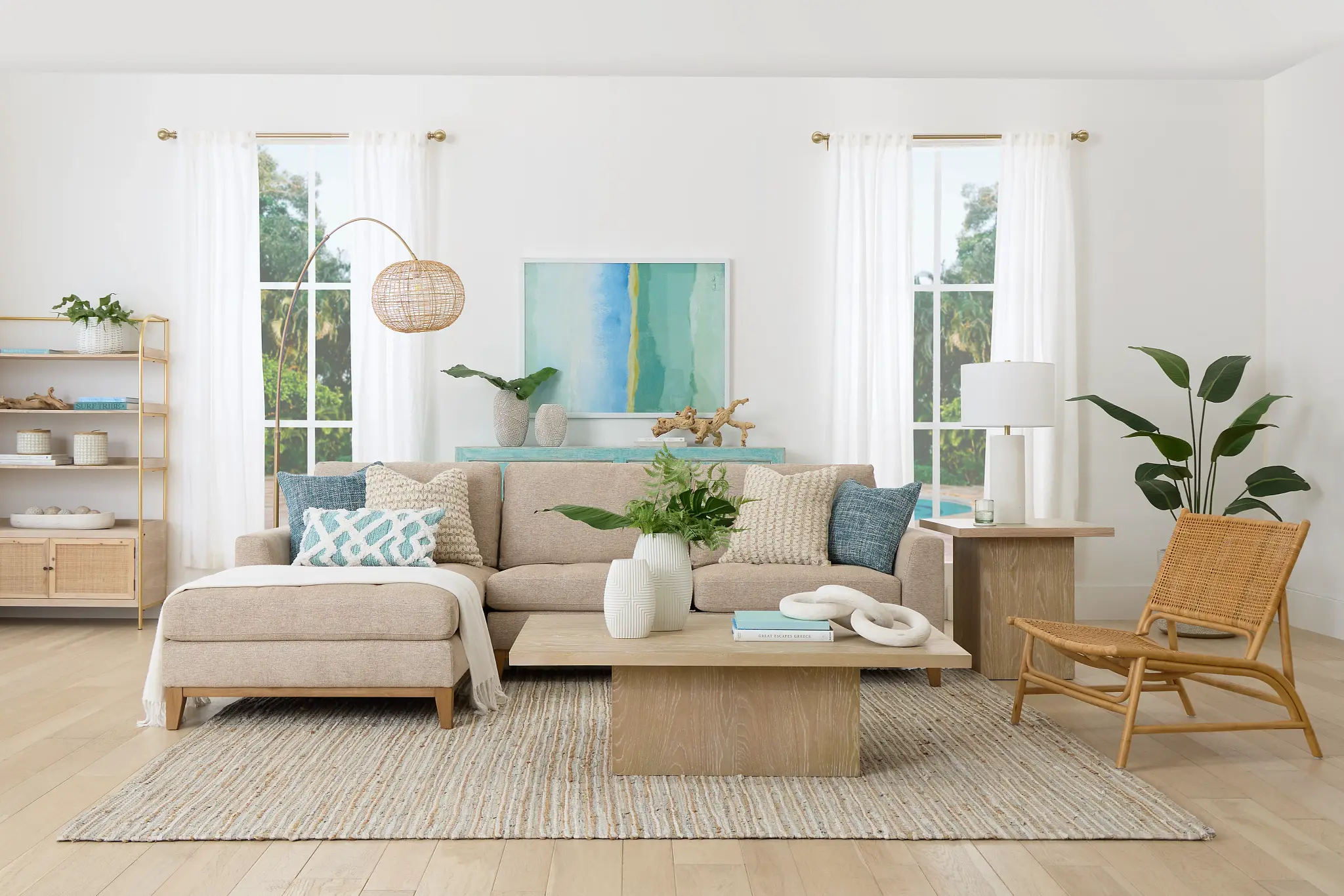 Maisie Light Brown Fabric Left Chaise Sectional Maisie Light Brown Fabric Left Chaise Sectional