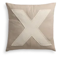 Lovey Ivory 20" Square Accent Pillow
