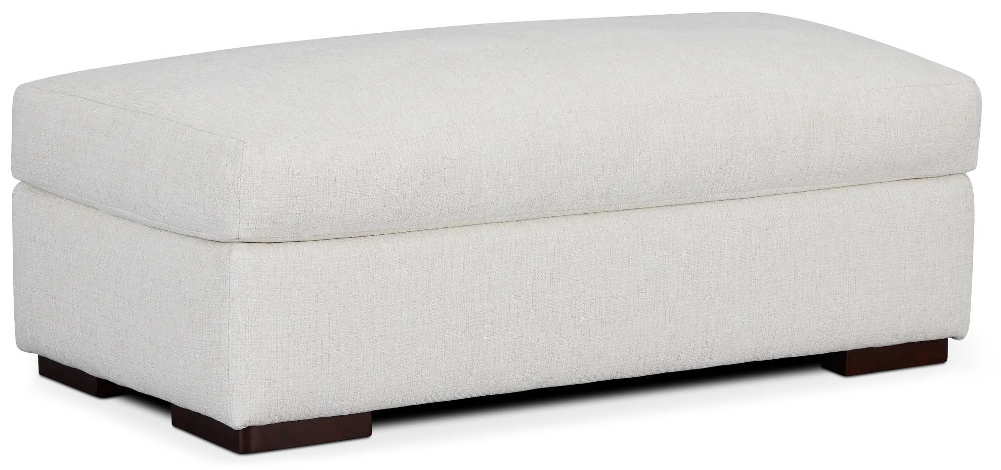 Veronica White Down Ottoman Veronica White Down Ottoman