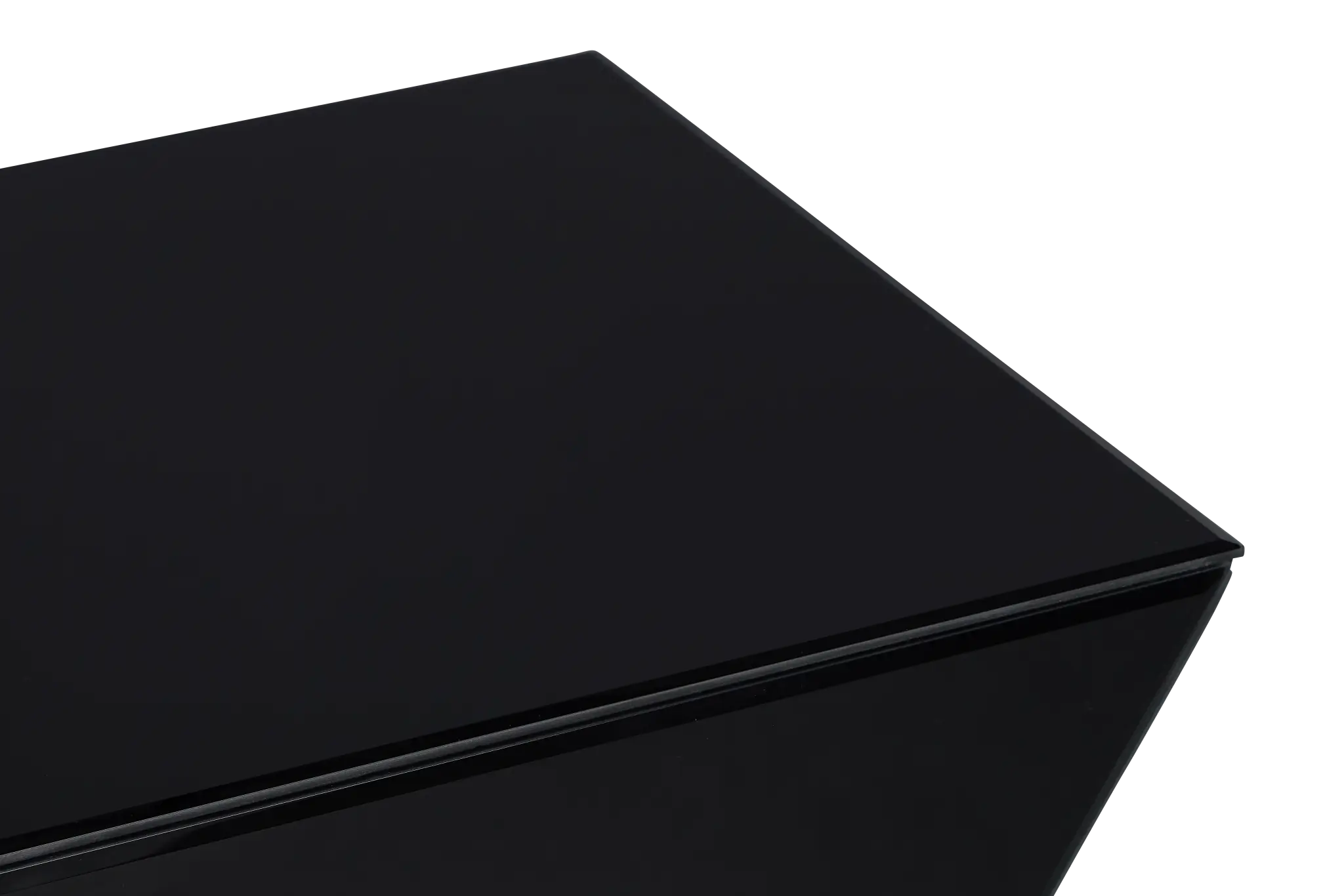 Alexia Black Glass End Table Alexia Black Glass End Table