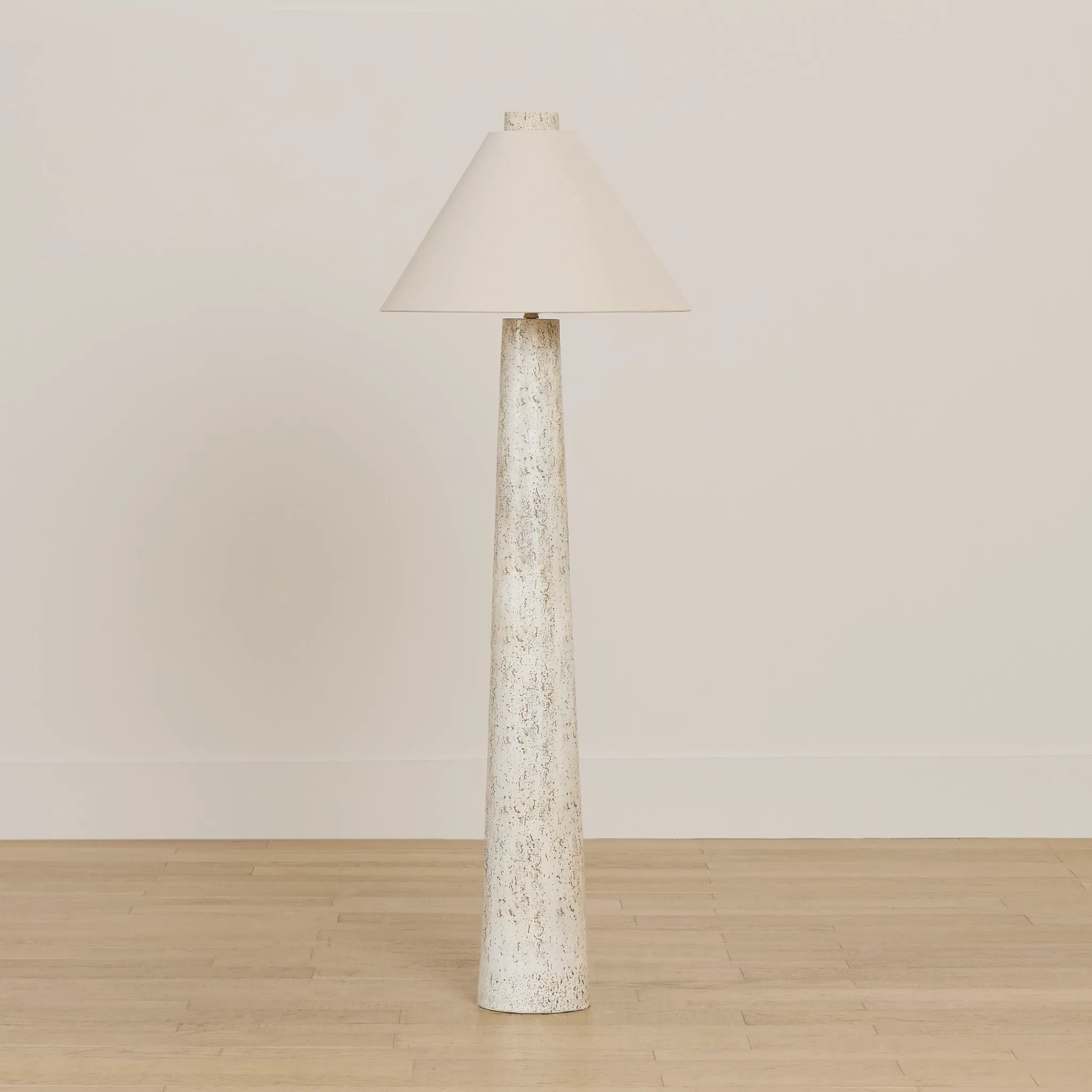 Hadia Ivory Floor Lamp