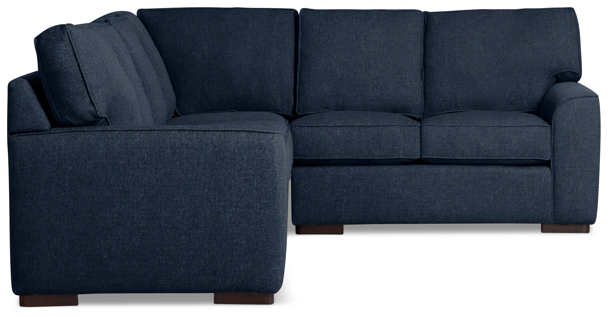Sinclair Dark Blue Fabric Large Two-arm Sectional