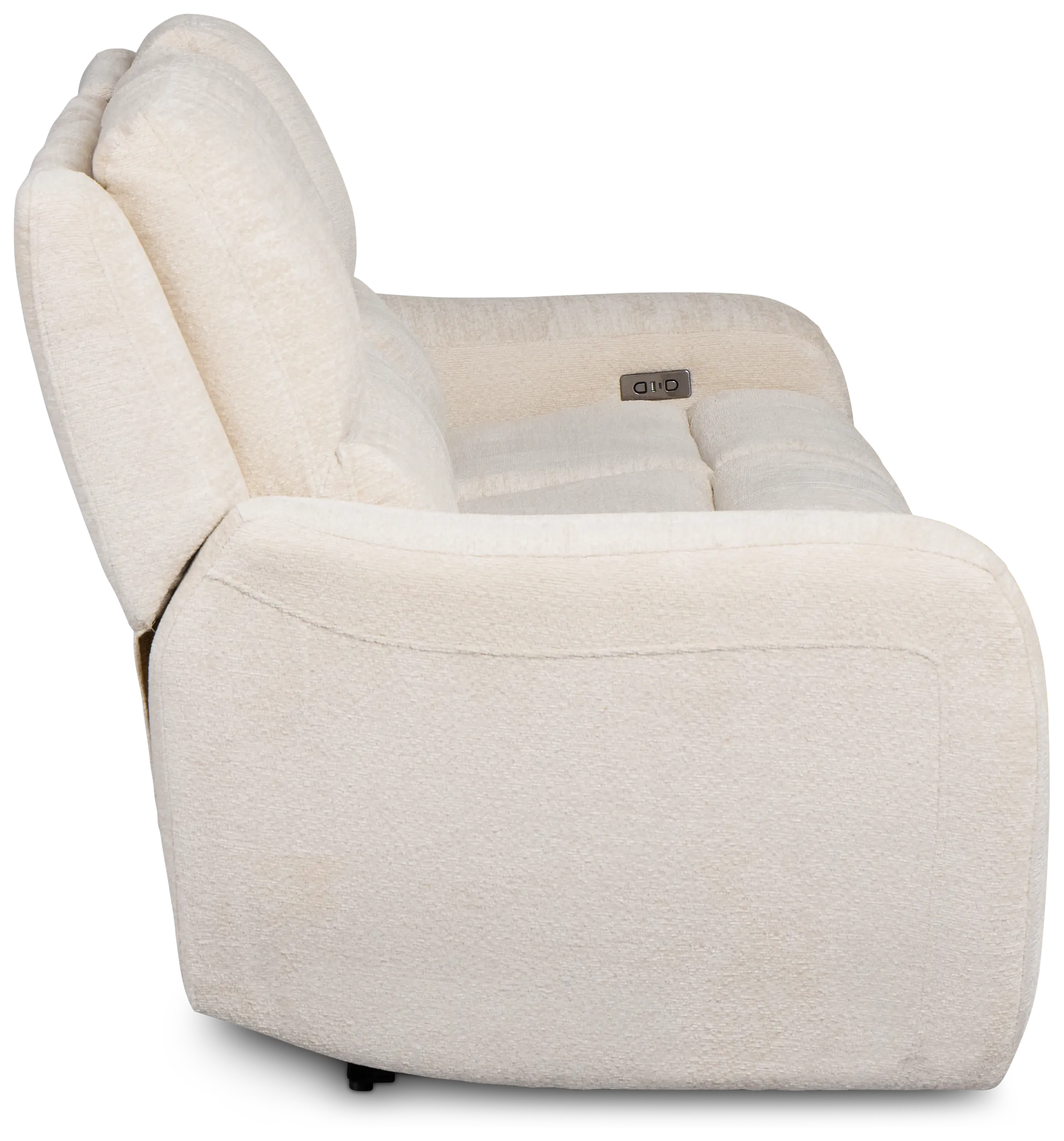 Bennett Light Beige Fabric Power Reclining Sofa