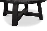 Ronan Black Round Coffee Table