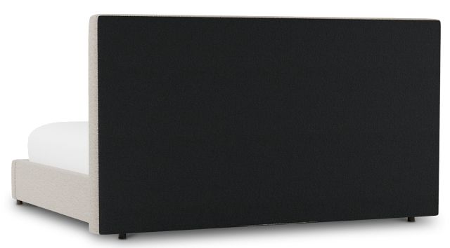 Grayton Gellar Brown 54" Upholstered Platform Bed
