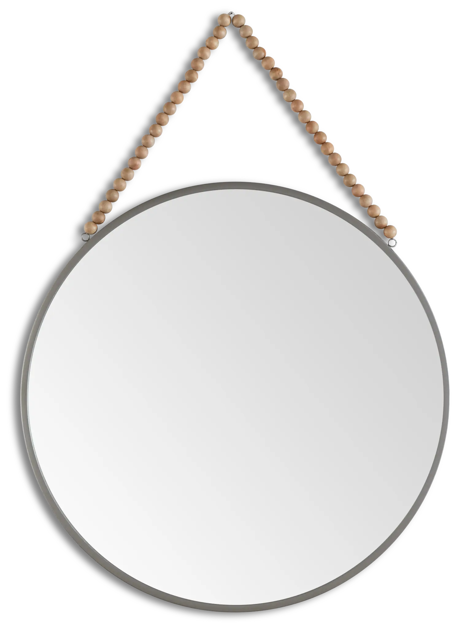 Belfort Dark Gray Round 36" Mirror Belfort Dark Gray Round 36" Mirror