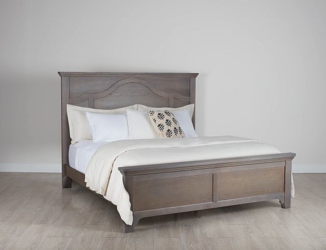 Bungalow Mid Tone Panel Bed (0)