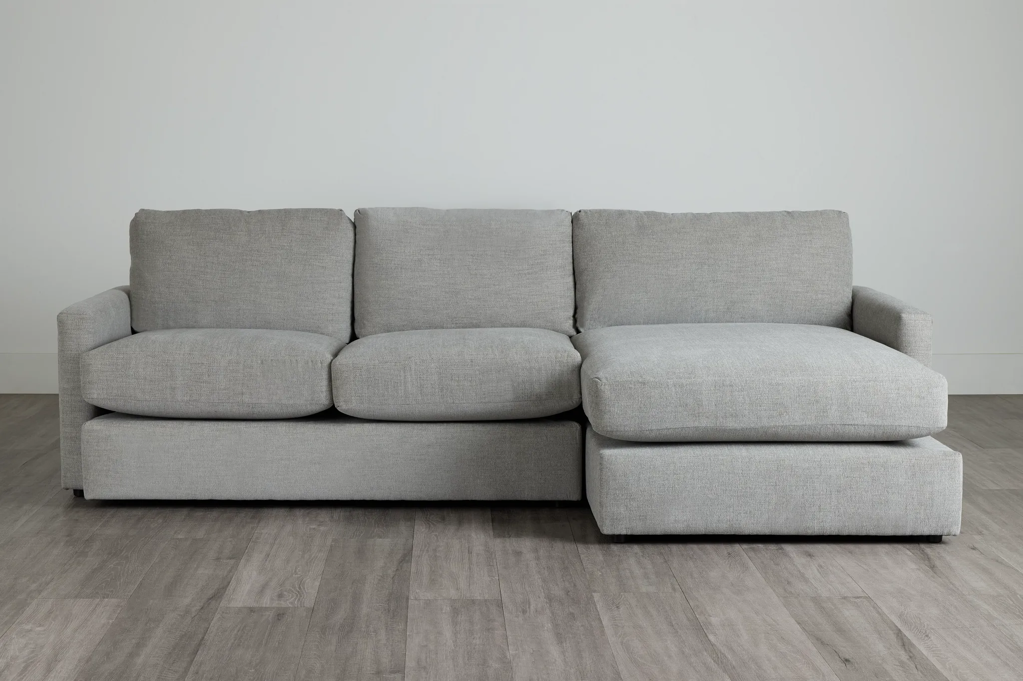 Noah Gray Fabric Right Chaise Sectional