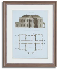 Print Beige Framed Wall Art