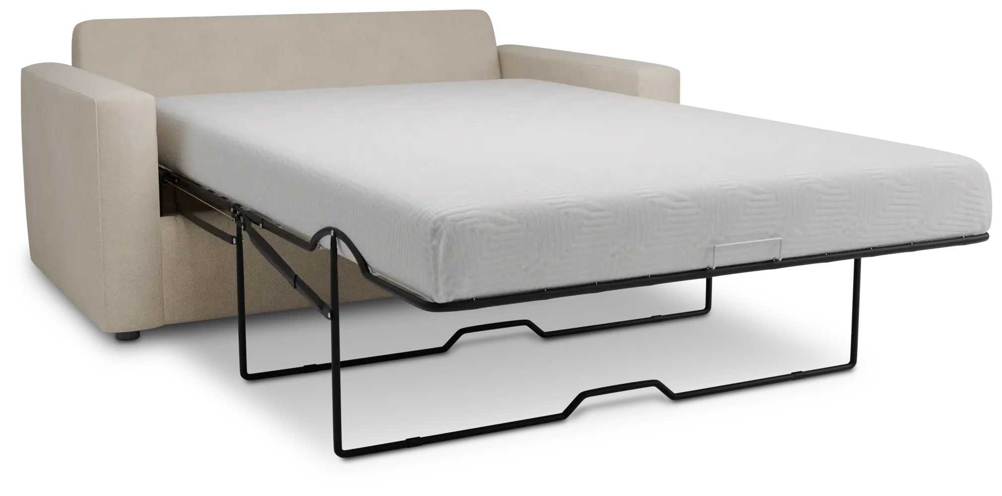 Siesta Peyton Beige Fabric Memory Foam Sleeper Siesta Peyton Beige Fabric Memory Foam Sleeper
