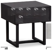 Four Hands Malibu Black End Table