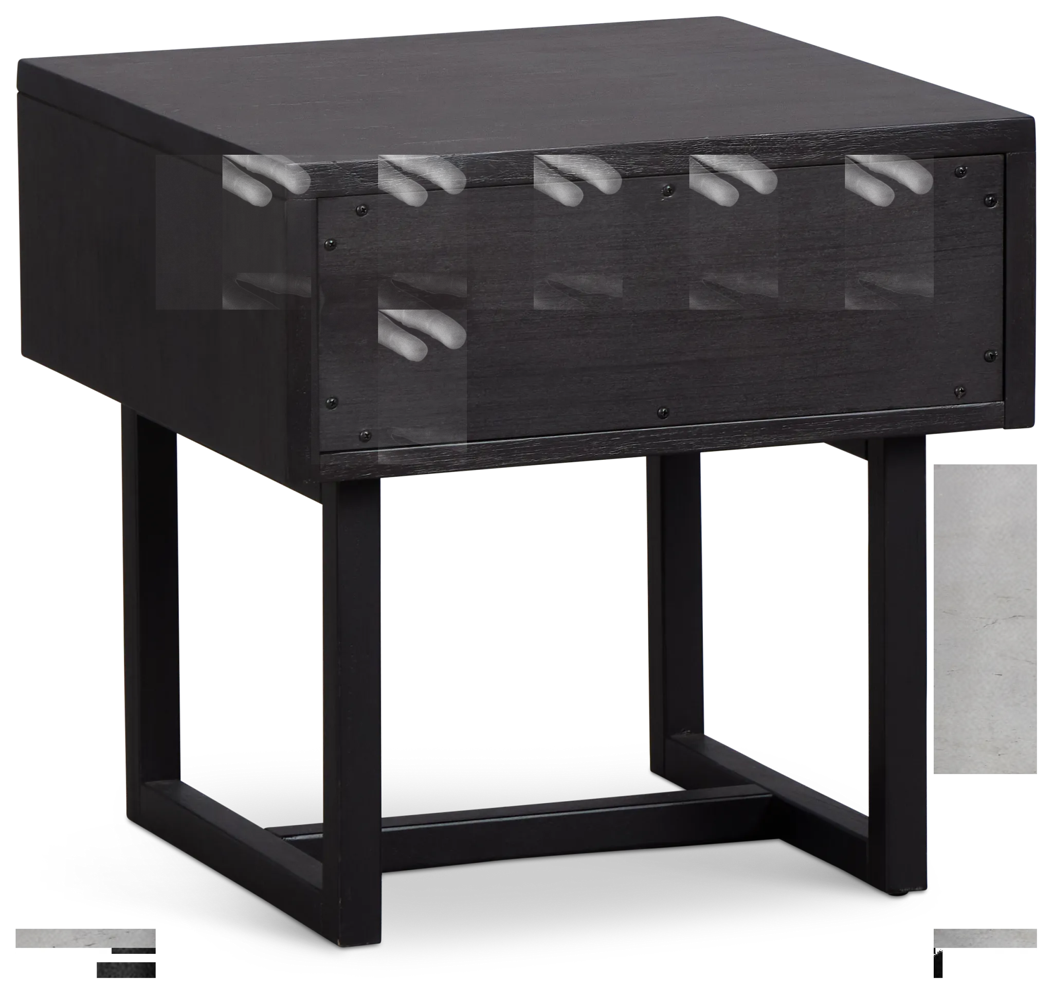 Four Hands Malibu Black End Table