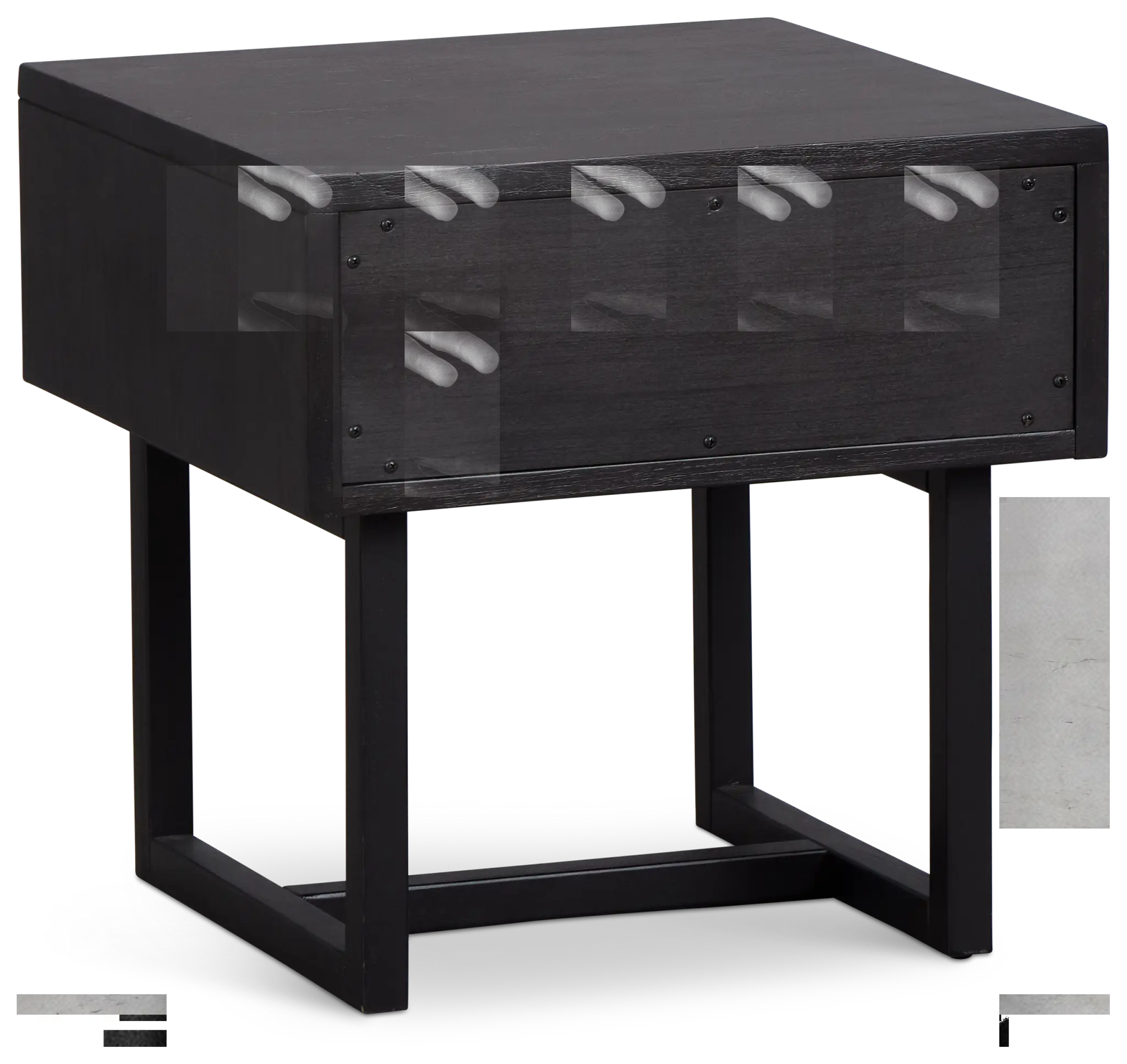 Four Hands Malibu Black End Table Four Hands Malibu Black End Table