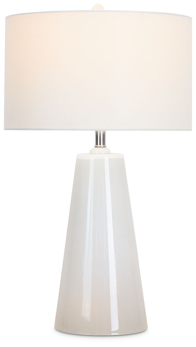 Bo Gray Glass Table Lamp