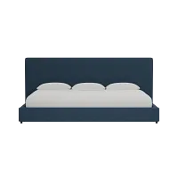 Grayton Elite Navy 54" Upholstered Platform Bed