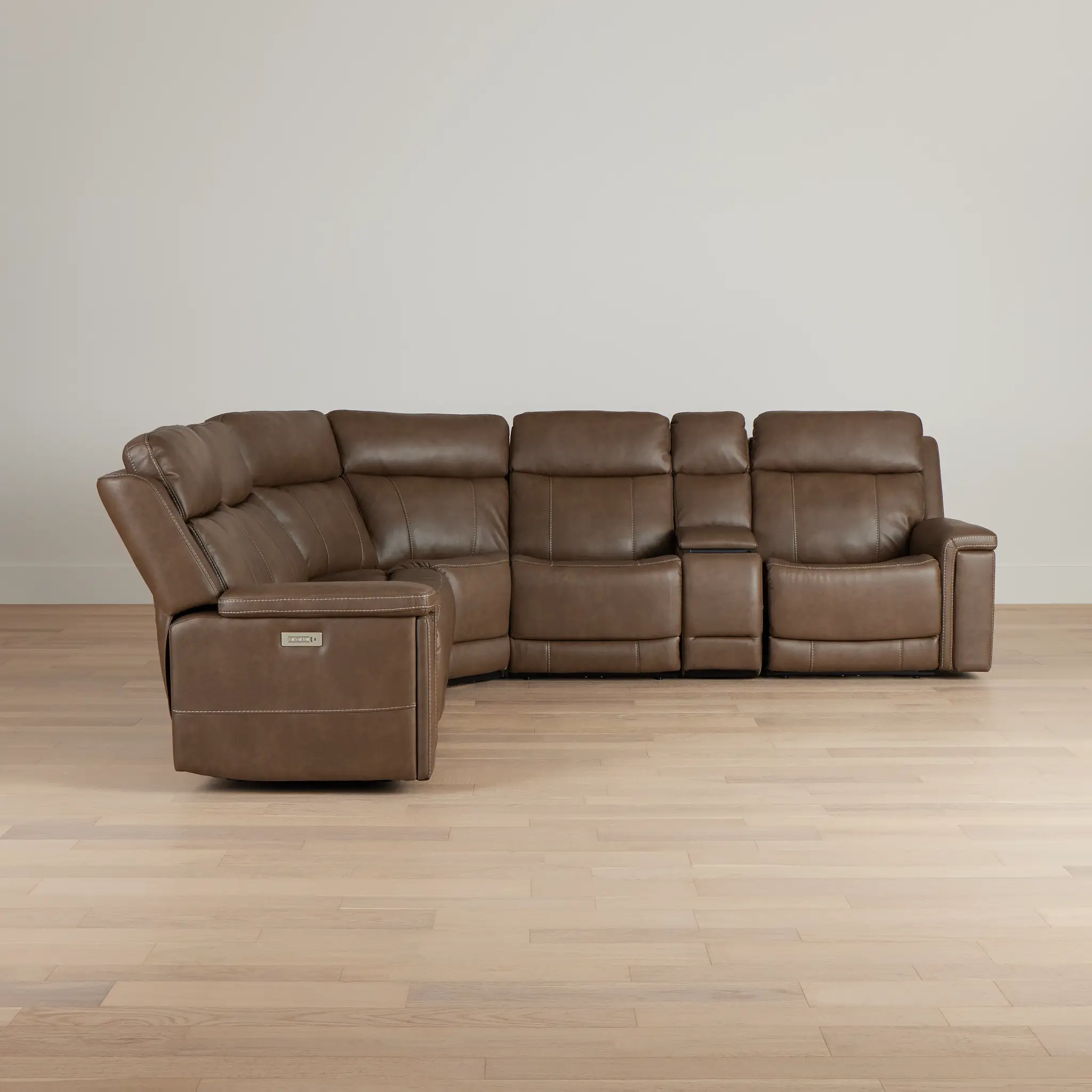 Jayden Brown Micro Medium Triple Power 2-arm Sectional Jayden Brown Micro Medium Triple Power 2-arm Sectional