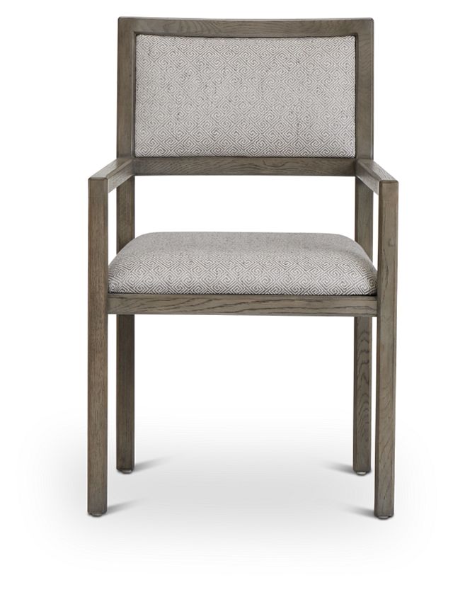 Mitcham Light Tone Wood Arm Chair (3)