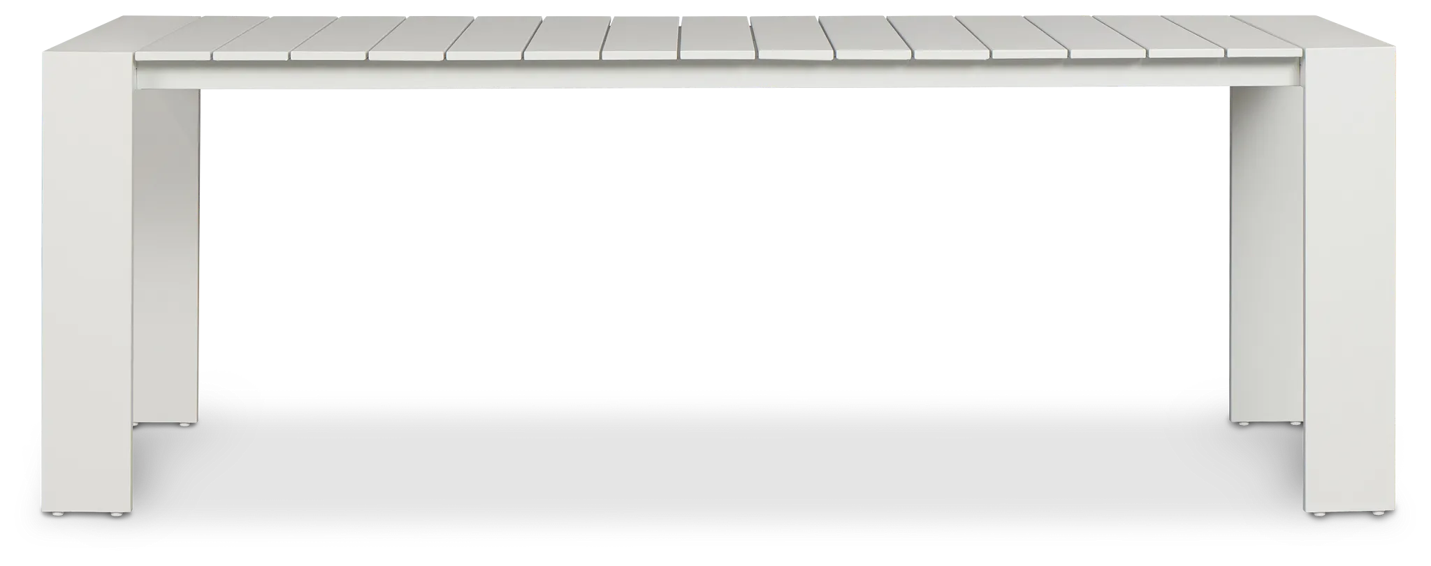 Sunrise White 86" Rectangular Table