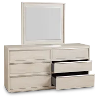 Capraia Light Tone Dresser & Mirror