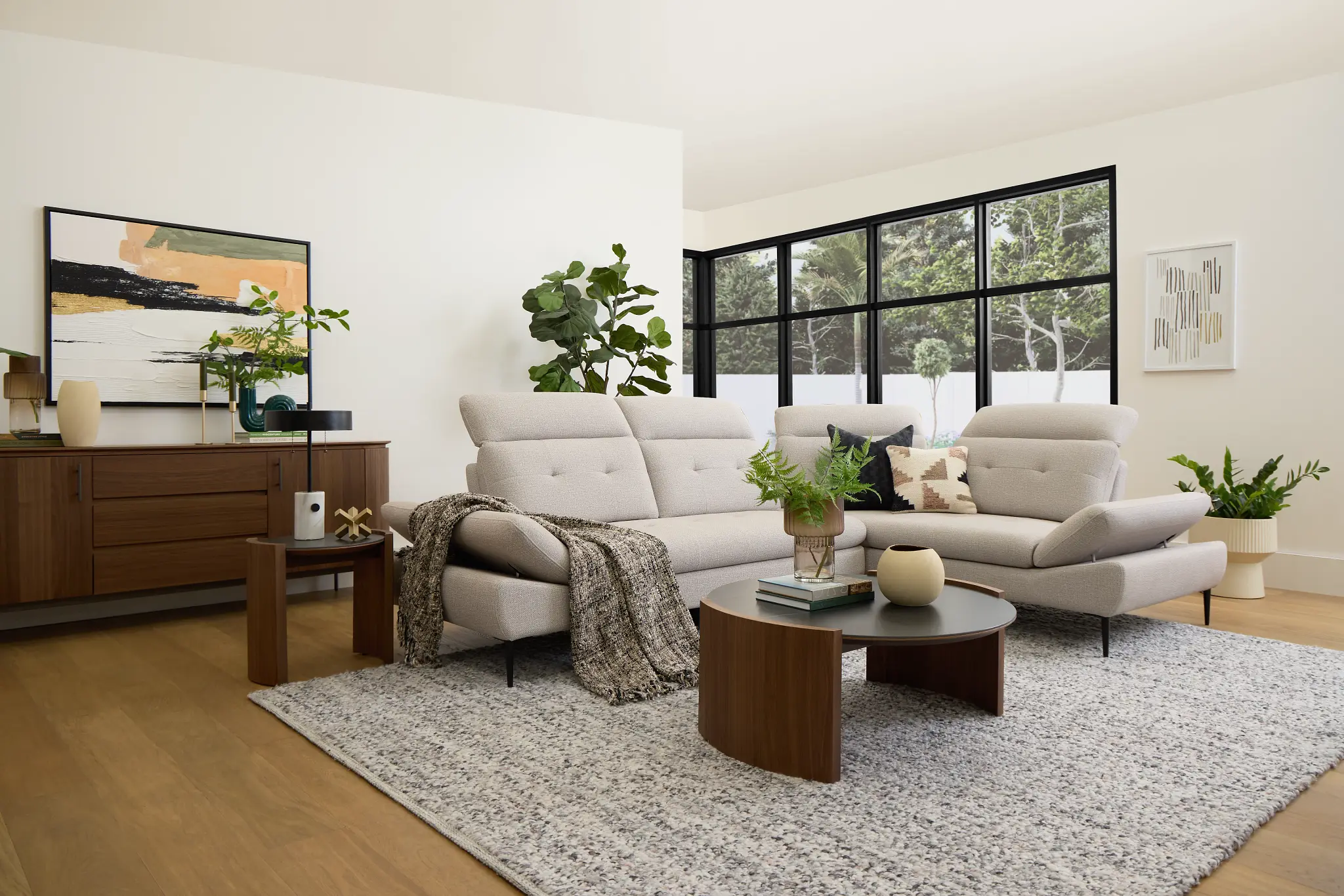 Nomad Mid Tone Ceramic Round End Table Nomad Mid Tone Ceramic Round End Table