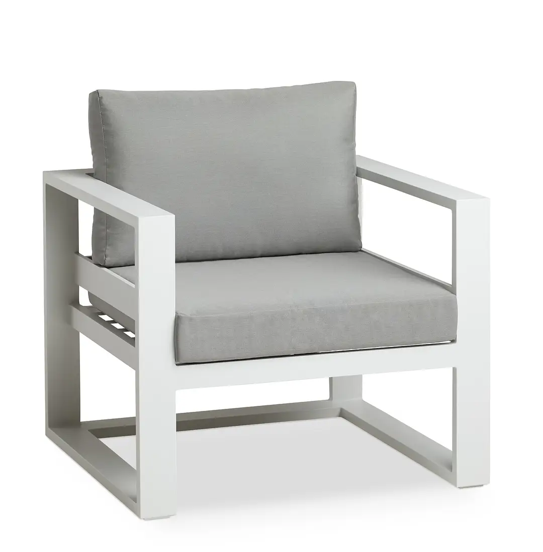 Lisbon Gray Aluminum Chair Lisbon Gray Aluminum Chair