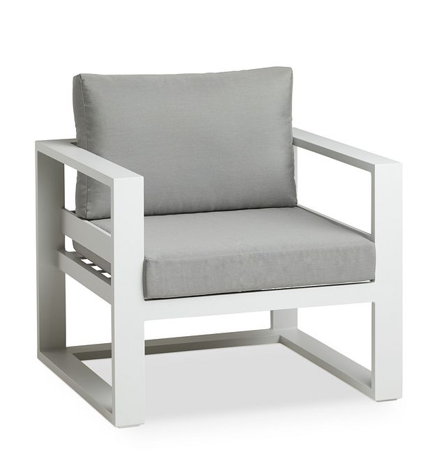 Lisbon Gray Aluminum Chair