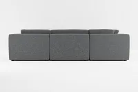 Destin Delray Dark Gray Fabric 8-piece Modular Sectional
