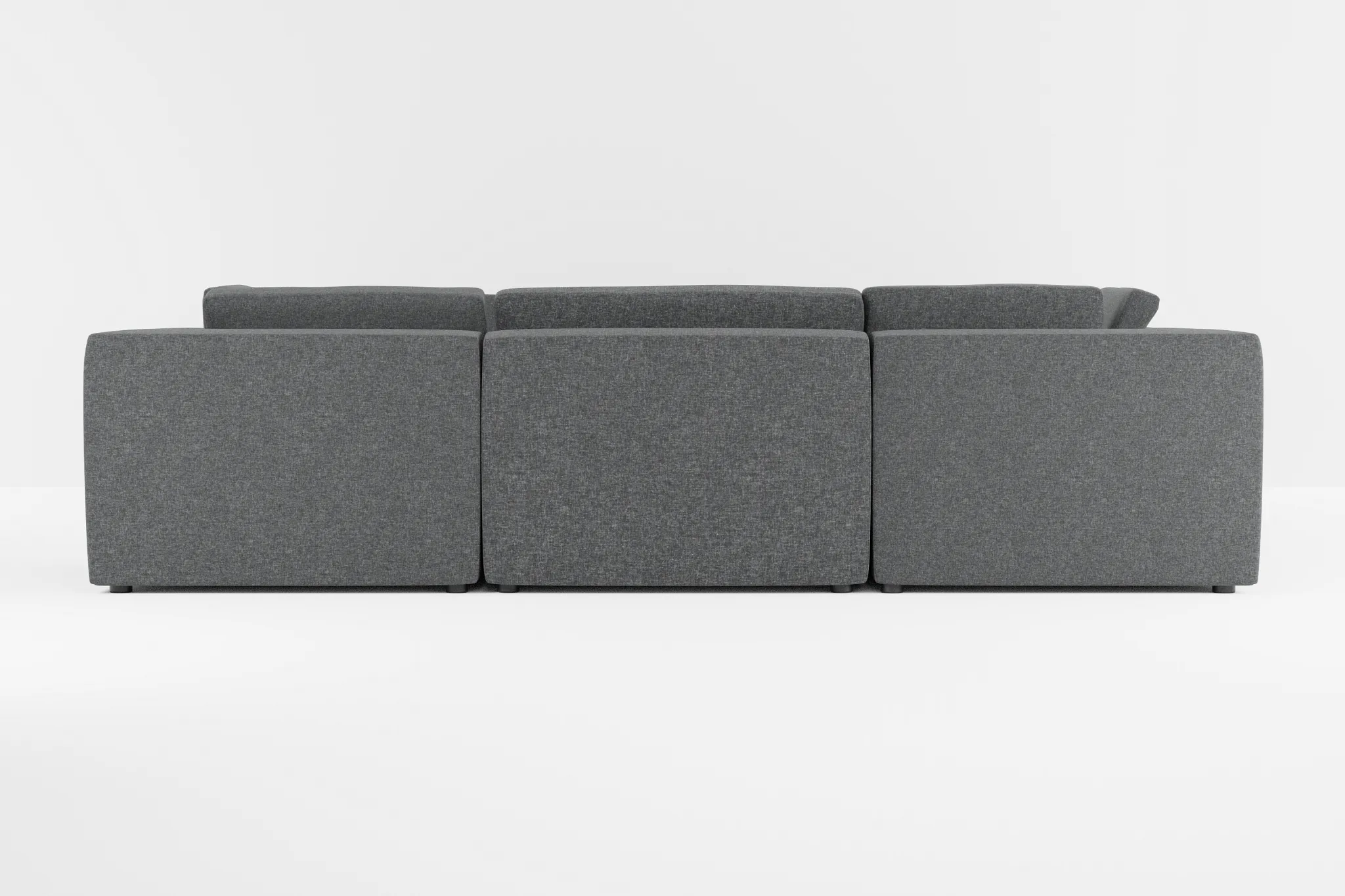 Destin Delray Dark Gray Fabric 8-piece Modular Sectional