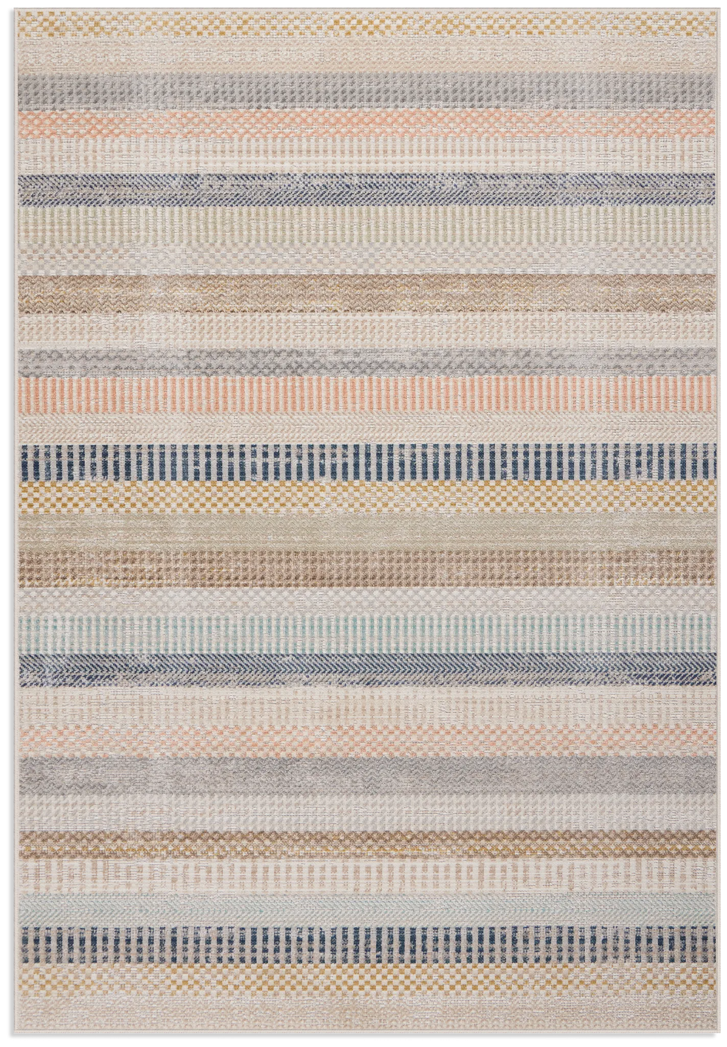 Lindy Ivory 7x10 Area Rug