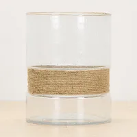 Myki Brown Small Candle Holder