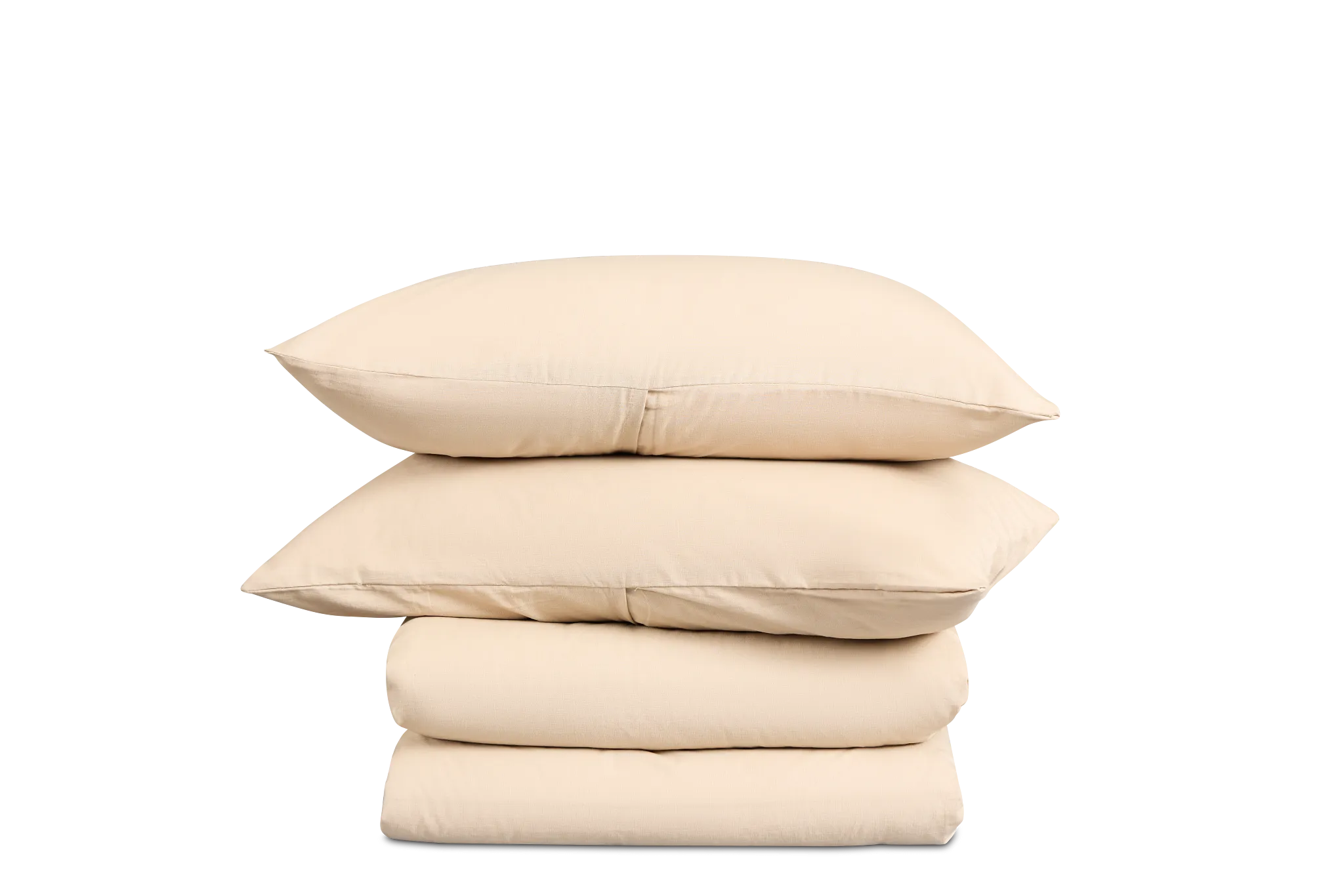Rest & Renew Linen Blend Dark Beige Duvet Set