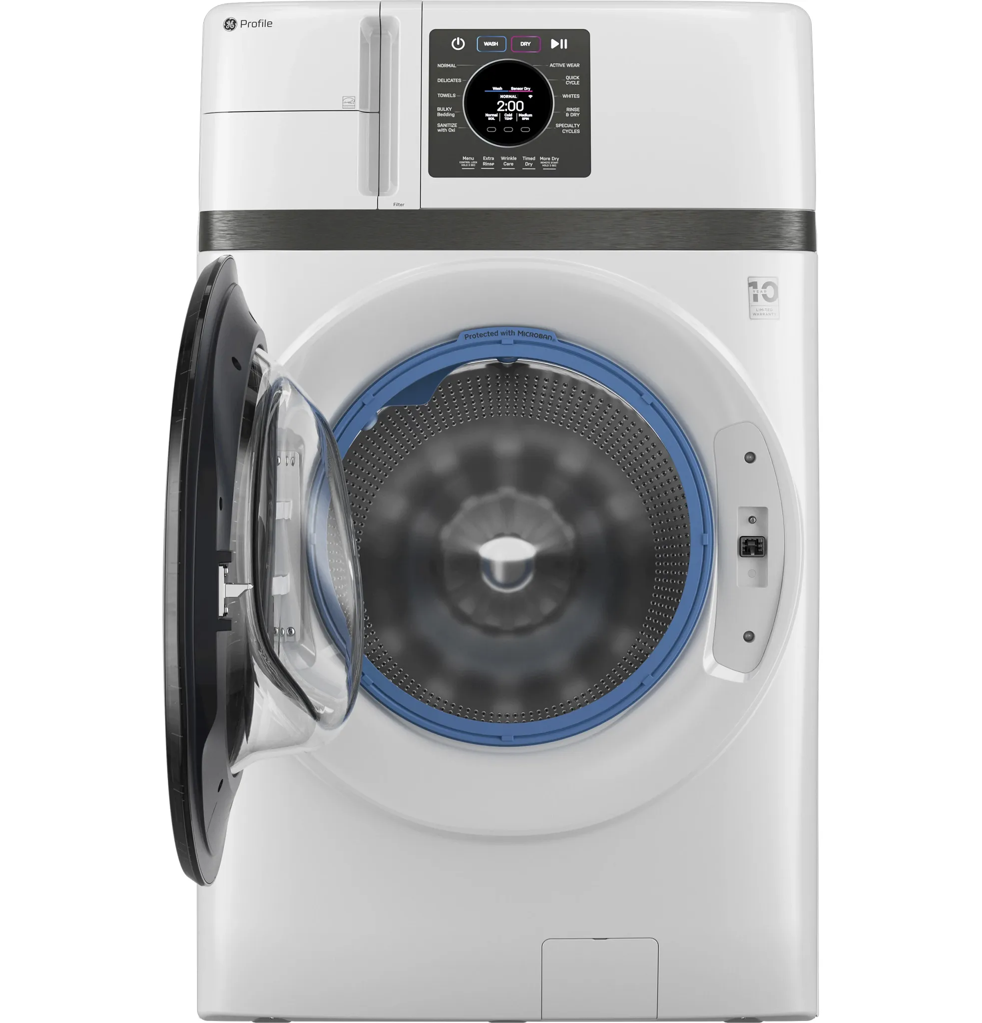 Ge Profile 83 Series White Electric Washer/dryer Combo