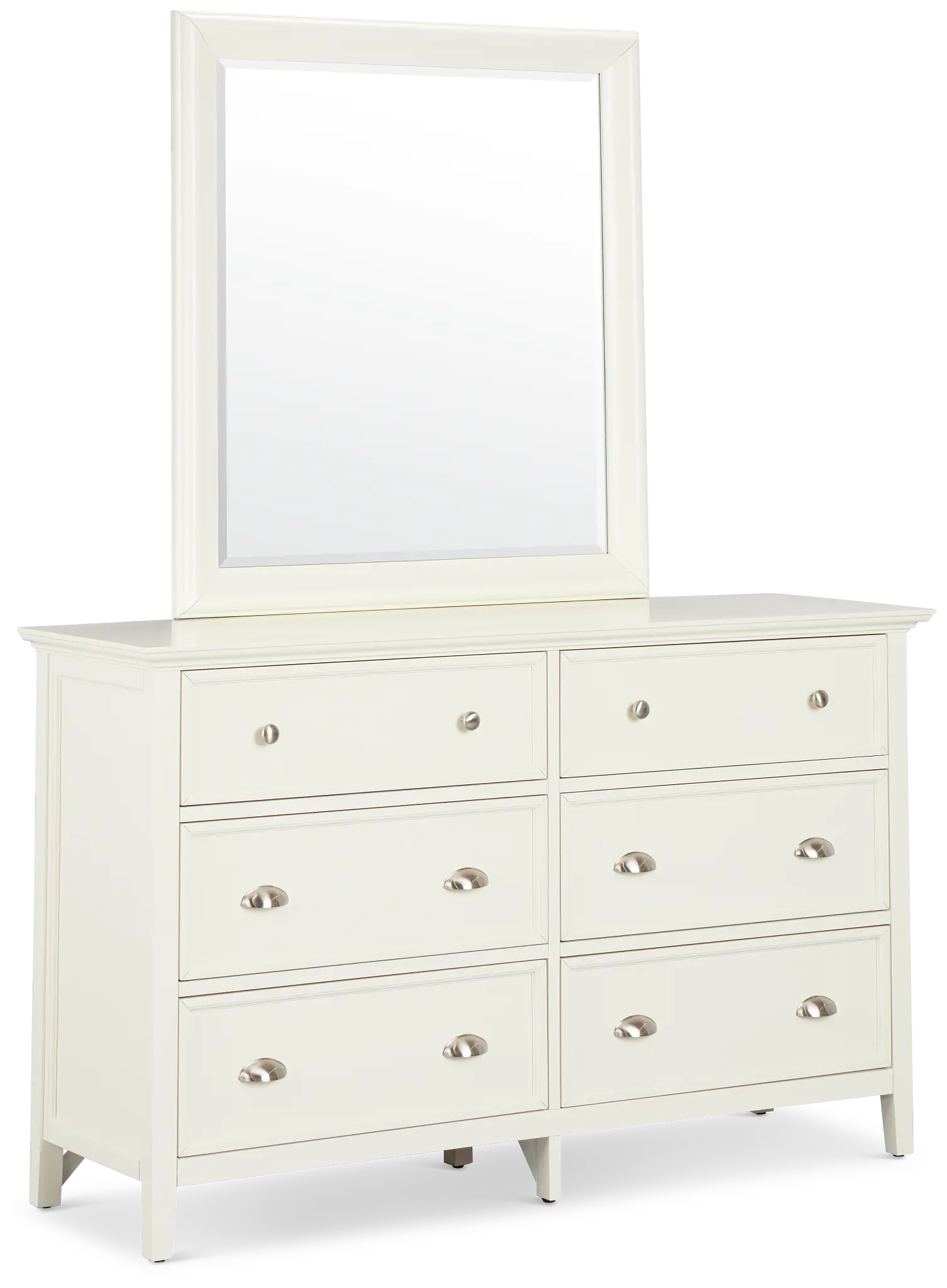 Spencer Ivory Dresser & Mirror Spencer Ivory Dresser & Mirror
