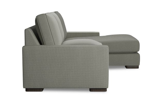 Edgewater Delray Pewter Right Chaise Sectional