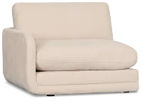Jules Ivory Velvet Left Chair