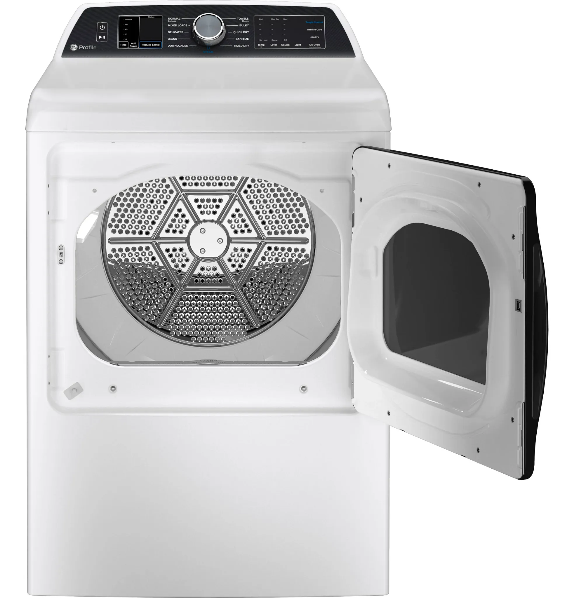 Ge Profile 70 Series White Front Load Electric Dryer