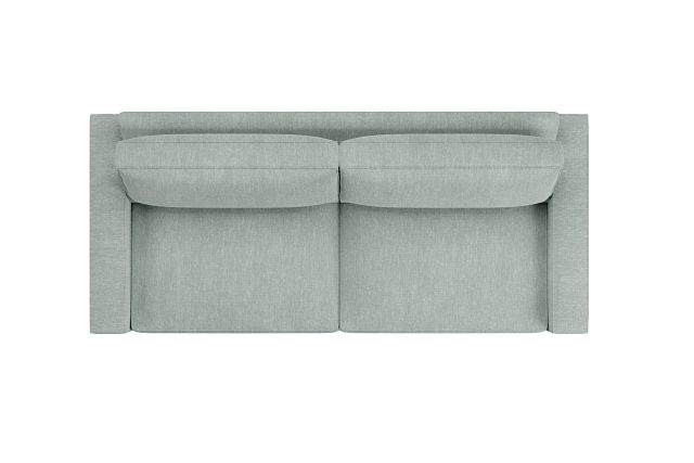 Edgewater Elevation Light Green 96" Sofa W/ 2 Cushions