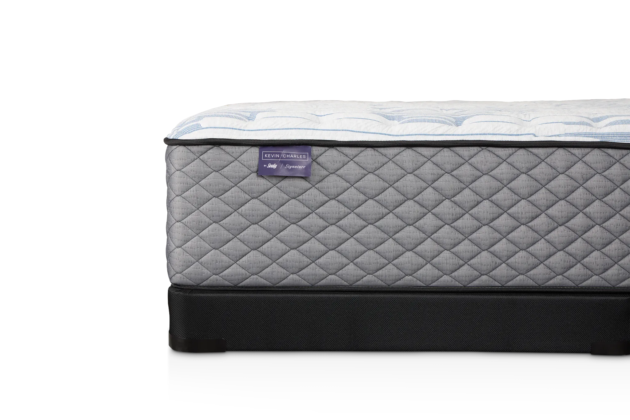 Kevin Charles By Sealy Signature Extra Firm Low-profile Mattress Set